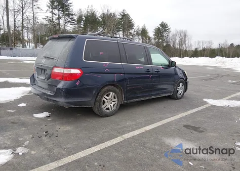 2007 Honda Odyssey Ex-L z USA, uszkodzony, nr VIN 5FNRL38767B006267
